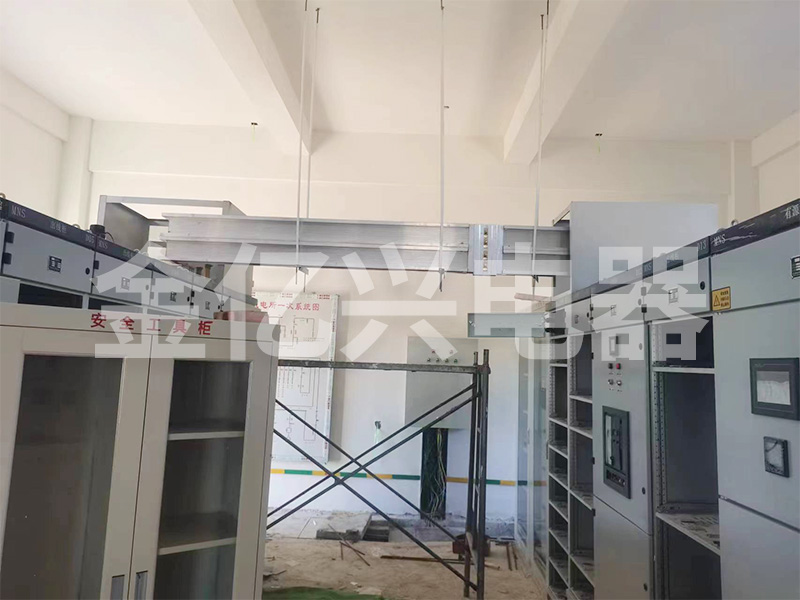 母线槽施工现场